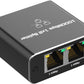 Ethernet Splitter 1000Mbs , Female to Female Network Adapter RJ45, LAN Ethernet Socket Connector Adapter for Cat6/Cat7, Ethernet Cable Splitter, Network Cable Split in one and Two, gigabit Transmission