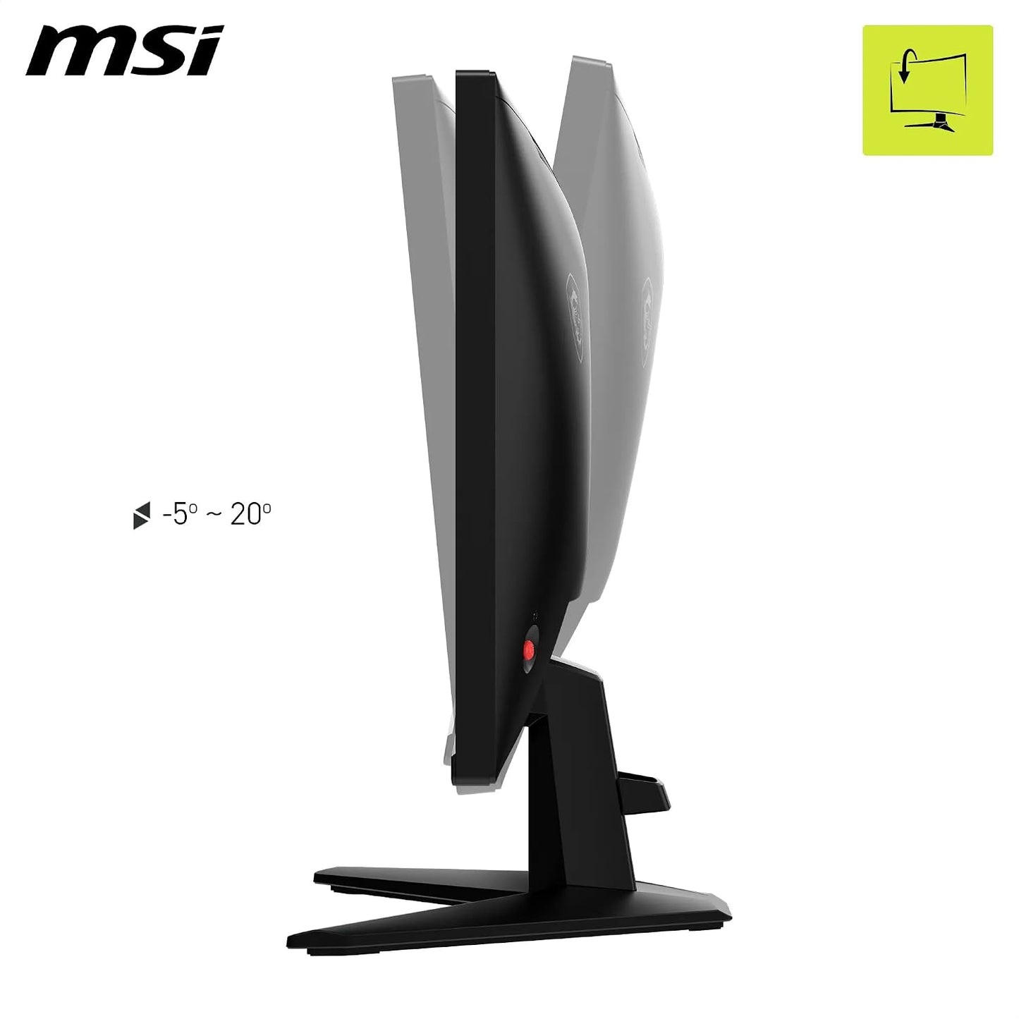 MSI MAG 255F E20 24.5" FHD Gaming Monitor 1920x1080 – 200Hz, 0.5ms, HDR Compatible