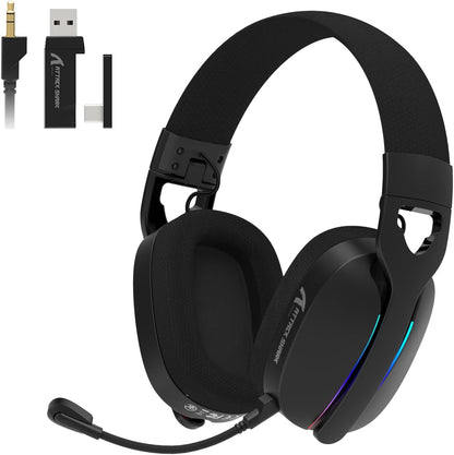 ATTACK SHARK L90 Over-Ear Wireless Gaming Headphone with Mic - Black | White