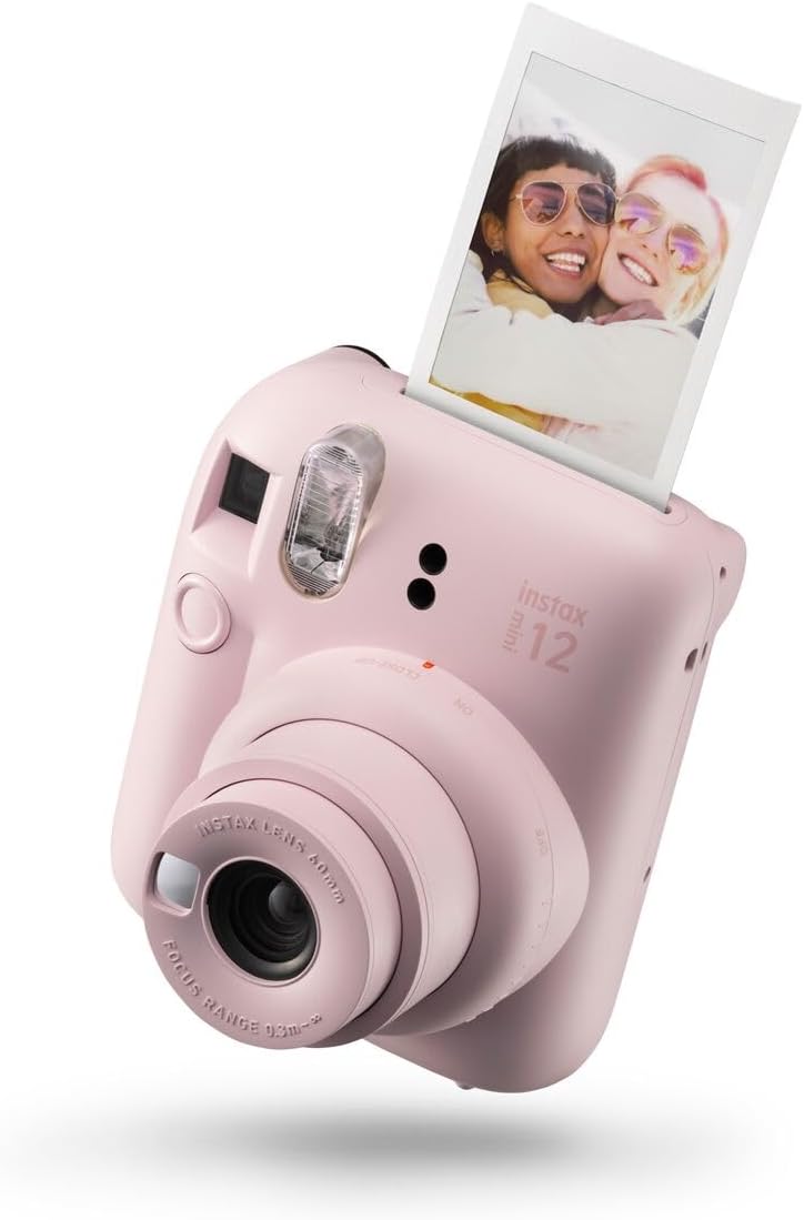 FujiFilm instax mini 12 Camera - Pastel Blue | Mint Green | Blossom Pink | Clay White
