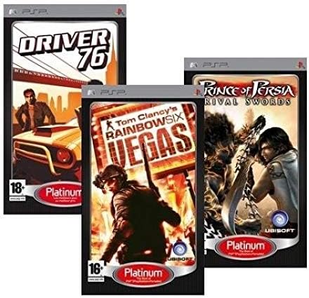 Triple Pack (Prince of Persia, Rainbow Six & Driver) - Sony PSP (USED)