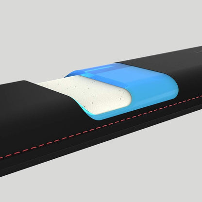 مسند معصم HyperX - جل تبريد - إسفنج ميموري فوم - مضاد للانزلاق - مريح - أسود