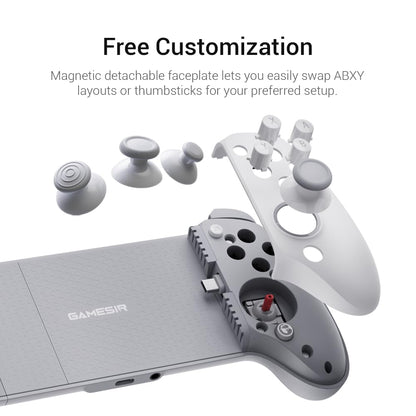 GameSir G8 Plus MFi Phone Controller for iPhone 15/16/17/iPad Mini & Android (USB-C), Officially MFi Certified- Ergonomic Grip, Play Call of Duty,Stream Xbox, 2 Pro Back Buttons