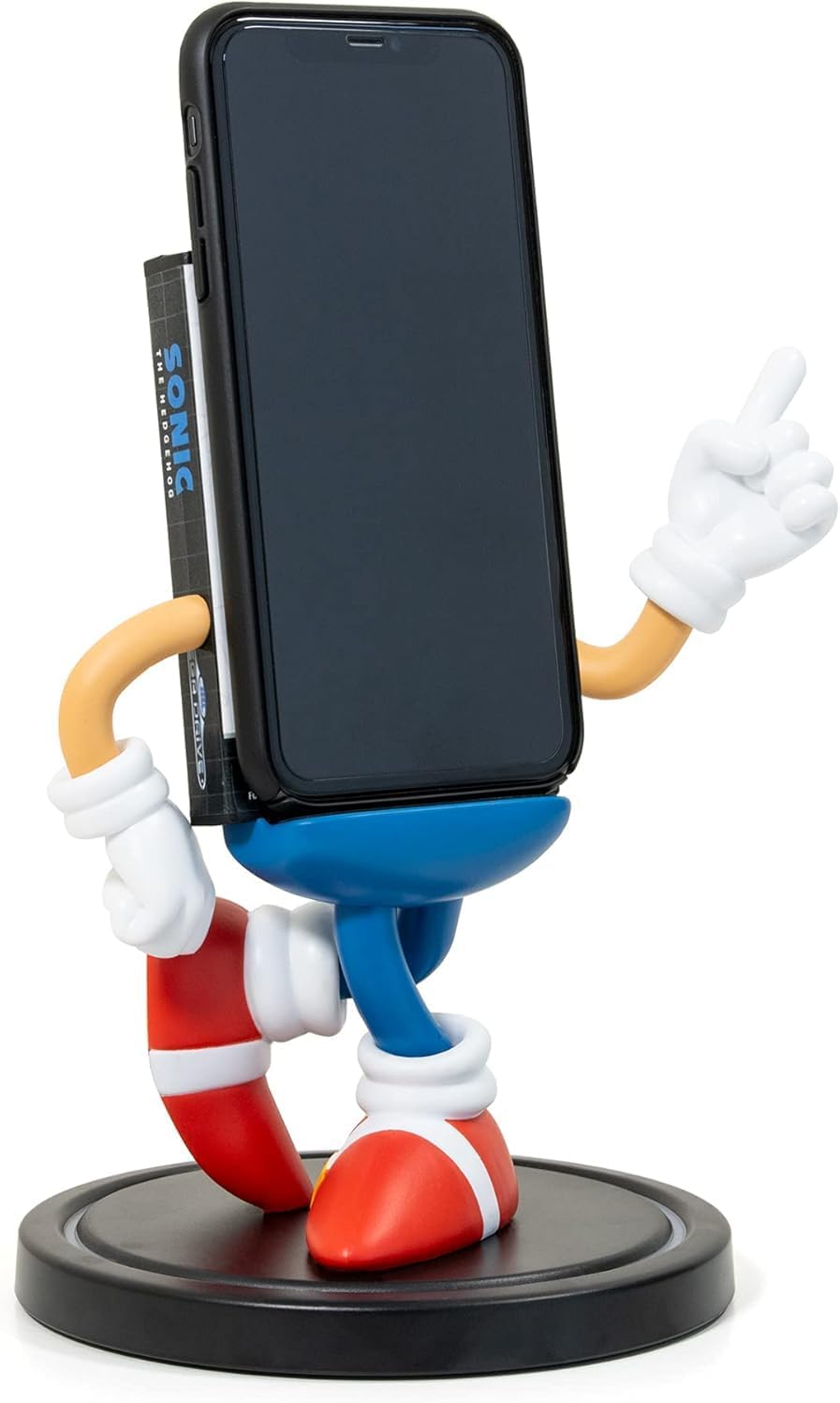 Numskull Official Power Idolz Sonic The Hedgehog SEGA Cartridge Wireless Charger Phone Holder - Compatible with Qi-Enabled Devices