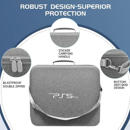 Carrying Travel Case for PlayStation 5 PRO PS5 PRO - Black