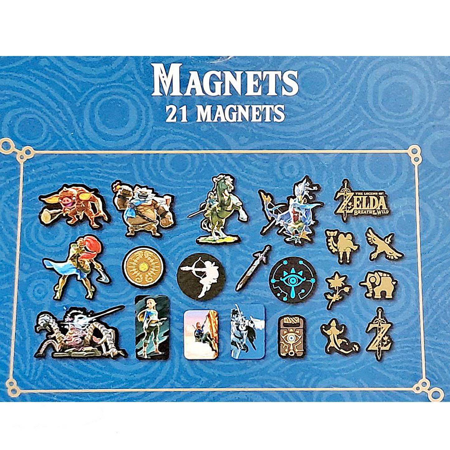 Nintendo The Legend of Zelda - Breath Of The Wild - 21 Fridge Magnets SET