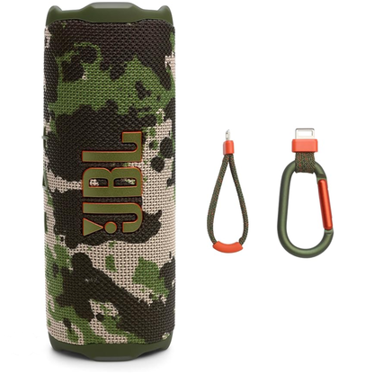 JBL Flip 7 - Portable Waterproof and Drop-Proof Speaker, Bold Pro Sound with AI Sound Boost, 16Hrs of Playtime, and PushLock System with Interchangeable Accessories