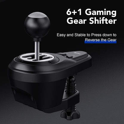 PXN V99 PC Racing Wheel, Real Force Feedback Steering Wheel with Pedals and Shifter, Detachable 270/900 Degree Race Simulator - PS5 | PS4 | PC | Xbox One | Xbox Series