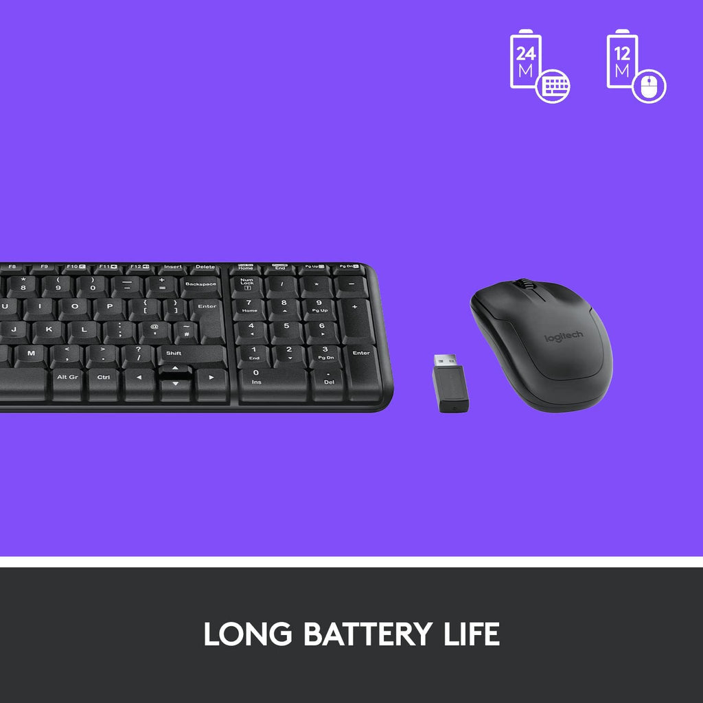 Logitech Mk220 Wireless Keyboard And Mouse Combo