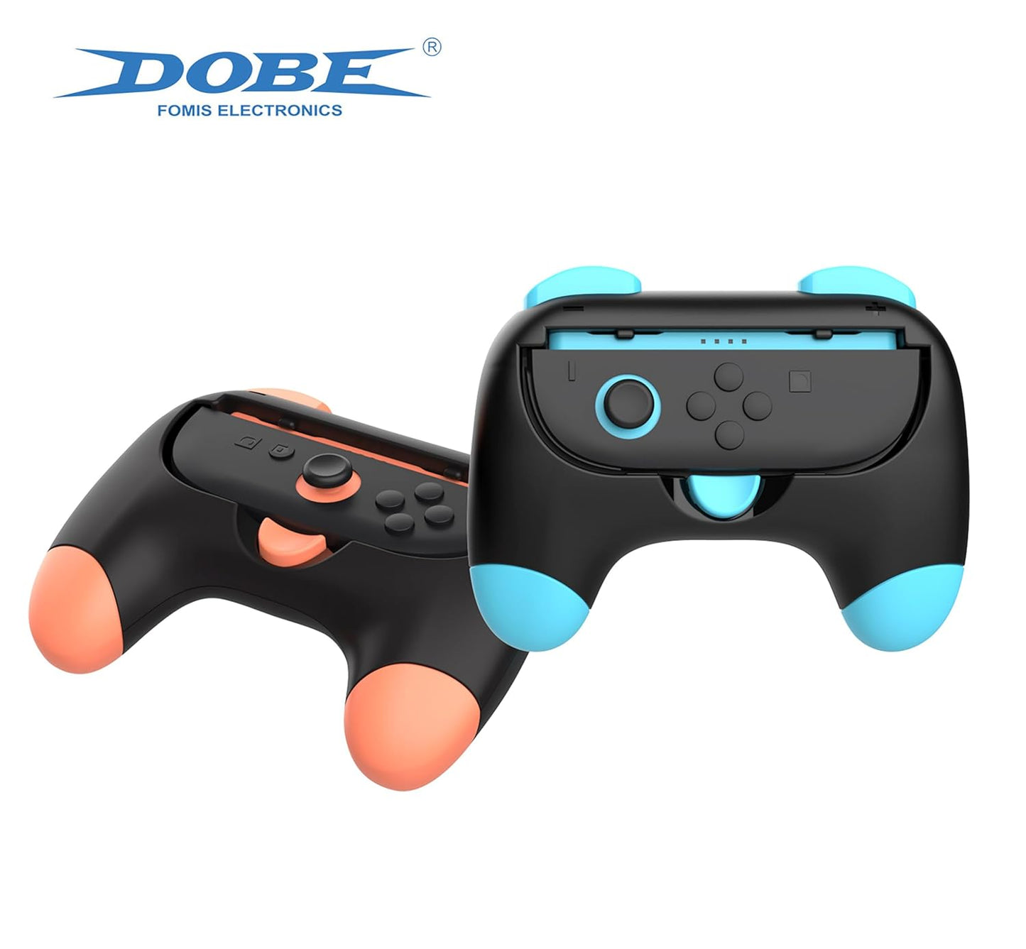 DOBE Game Accessories Bundle - 4 in 1 Controller Grips & Steering Wheels - Black