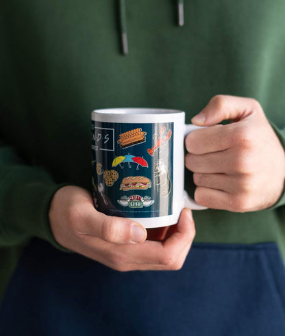 Grupo Erik Mug Friends Puzzle – Coffee Mug Cup Coffee and Tea – Size: 9.5 cm x 8 cm – Capacity: 350 ml – Official Licence