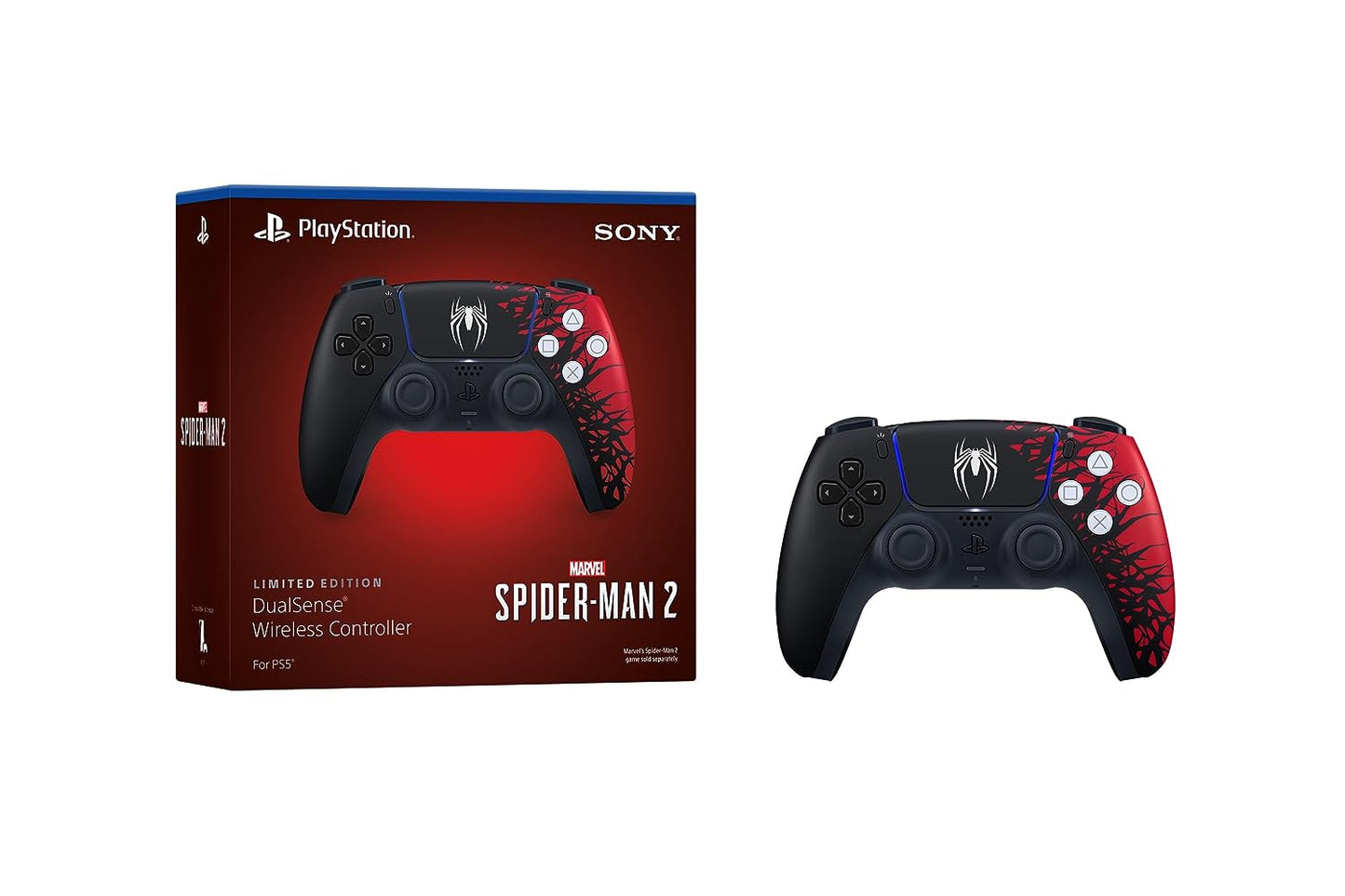 Playstation 5 DualSense Wireless Controller - Marvel’s Spider-Man 2 Limited Edition