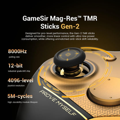 GameSir G7 Pro 8K PC Wireless Gaming Controller Gen 2 TMR Sticks,Windows | Hall Effect Triggers - Champion Edition