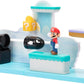 Super Mario Nintendo 2.5" Action Figure Switchback Hill Playset with 3 Interactive Interchangeable Pieces