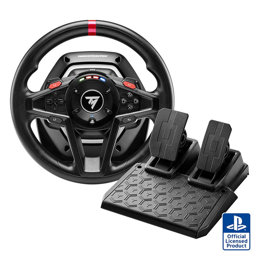 Thrustmaster T128 Racing Wheel & Pedal Set  – Force Feedback Gaming Steering Wheel for Driving Simulator PS5 | PS4 | PC