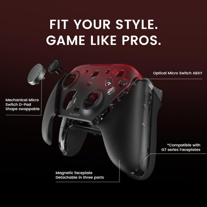 GameSir G7 Pro Tri-Mode Controller for Xbox Series X|S, Xbox One, Wireless Gamepad for PC&Android with TMR Sticks, Hall Effect Analog Triggers, 1000Hz Polling Rate, 3.5mm Audio Jack - Black