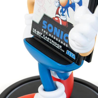 Numskull Official Power Idolz Sonic The Hedgehog SEGA Cartridge Wireless Charger Phone Holder - Compatible with Qi-Enabled Devices