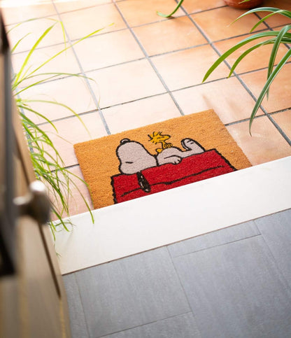 Grupo Erik Snoopy Door Mat | 15.7 x 23.6 inches - 40 x 60 cm | Coconut Coir | Eco Friendly 100% | Indoor Door Mat & Outdoor Door Mat | Snoopy Gifts | Peanuts Snoopy