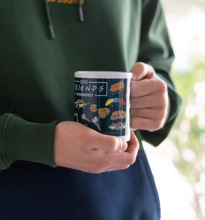 Grupo Erik Mug Friends Puzzle – Coffee Mug Cup Coffee and Tea – Size: 9.5 cm x 8 cm – Capacity: 350 ml – Official Licence