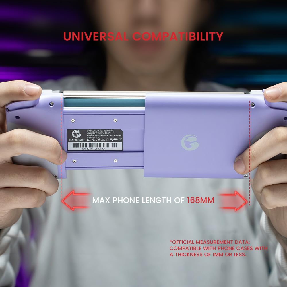 GameSir X2s Type-C Mobile Gaming Controller for iPhone Series (USB-C), Android