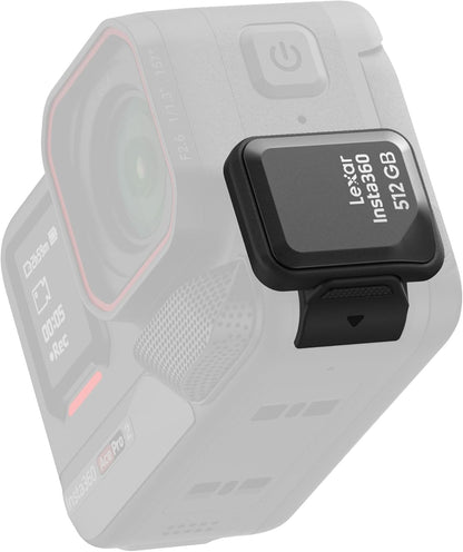 Insta360 Quick Reader 512GB Portable SSD, Fast External Thumb Drive Storage, USB-C Memory Stick Ace Pro 2/X5/X4 Air, iPhone, Android, PC, Co-Developed with Lexar for Creators