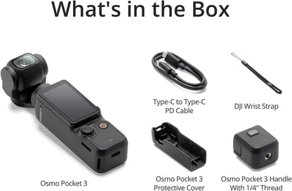 DJI Osmo Pocket 3, Vlogging Cameras with 1'' CMOS & 4K/120fps Vlog Camera - Standalone Version