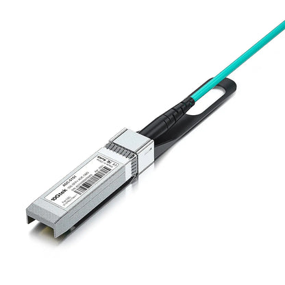 Axon AOC SFP+ To SFP+ 10G 10M Active Optical Cable With OM3 MMF Fiber, PVC Jacket, Cisco SFP-10G-AOC10M Compatible, 10GbE High Speed, Fully Tested For Reliability