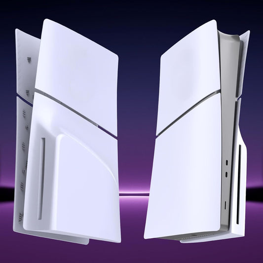 PS5 Slim Disc Edition Console Covers Face Plate Replica - White