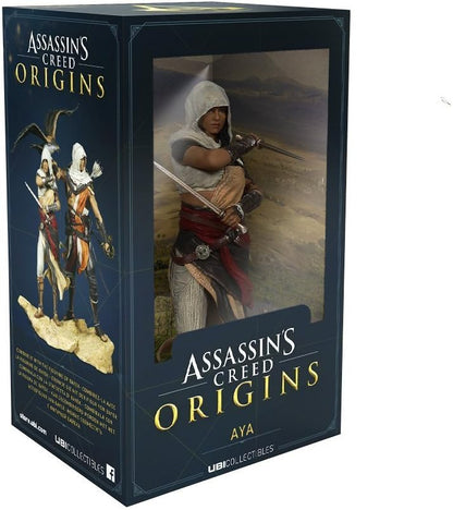 Assassin's Creed Origins Aya Figure - 27cm Modified Version with Knives and Stand
