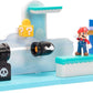 Super Mario Nintendo 2.5" Action Figure Switchback Hill Playset with 3 Interactive Interchangeable Pieces