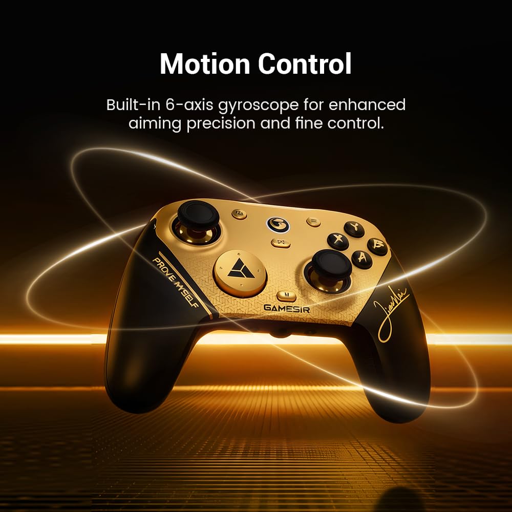 GameSir G7 Pro 8K PC Wireless Gaming Controller Gen 2 TMR Sticks,Windows | Hall Effect Triggers - Champion Edition