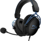 HyperX Cloud Alpha S - PC Gaming Headset, 7.1 Surround Sound - PC, PS5, Xbox Series X|S - RED | BLACK - BLUE