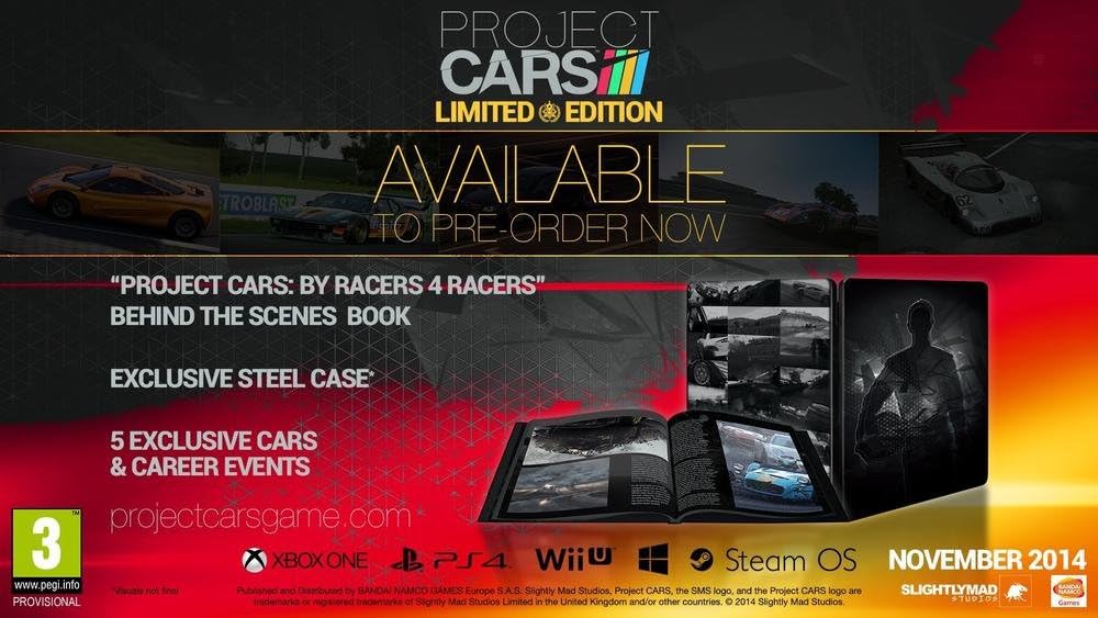 Project Cars LIMITED EDITION - Xbox One (USED)