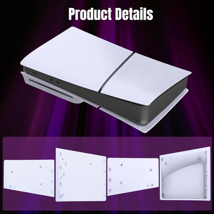 PS5 Slim Disc Edition Console Covers Face Plate Replica - White
