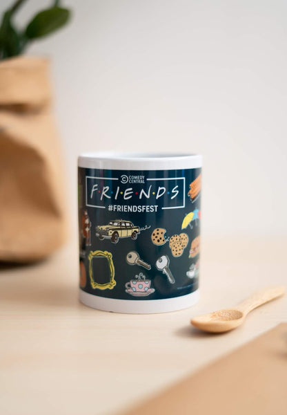 Grupo Erik Mug Friends Puzzle – Coffee Mug Cup Coffee and Tea – Size: 9.5 cm x 8 cm – Capacity: 350 ml – Official Licence