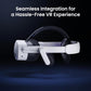 KIWI design K4 Duo 3 in 1 AIO Comfort Audio Head Strap with Battery for Meta Quest 3/3S Play with Enhanced Sound Effects