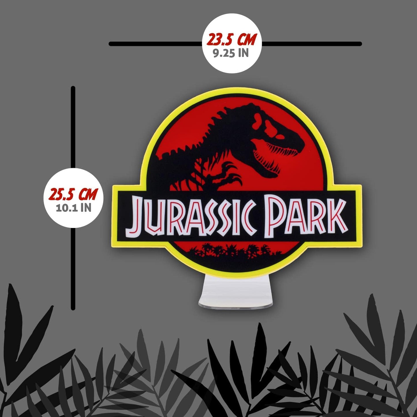 Paladone Jurassic Park Logo Light - USB and Battery Operated