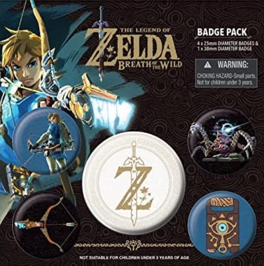 The Legend of Zelda Breath Of The Wild Badge Pack 2