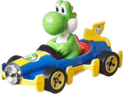 Hot Wheels Mario Kart - Yoshi with Captain Toad & Shy Guy (Triple Pack)