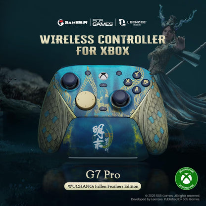 GameSir G7 Pro Wireless Gaming Controller for Xbox Series X|S, Xbox One, PC, Android, Game Controller with 3.5mm Audio Jack ,Hall Effect Analog Triggers, TMR Sticks, 1000Hz Polling Rate - Wuchang: Fallen Feathers Edition