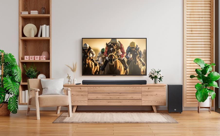 JBL Cinema SB580 3.1 Channel Soundbar with Virtual Dolby Atmos and Wireless Subwoofer - JBLSB580BLKUK, Black