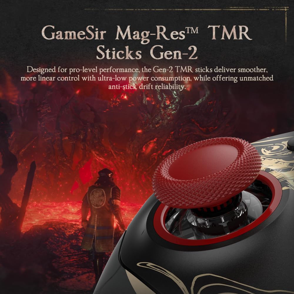 GameSir G7 Pro 8K PC Wireless Controller, Nioh 3 – 8000Hz Polling Rate Wired & 2.4G, TMR Joysticks