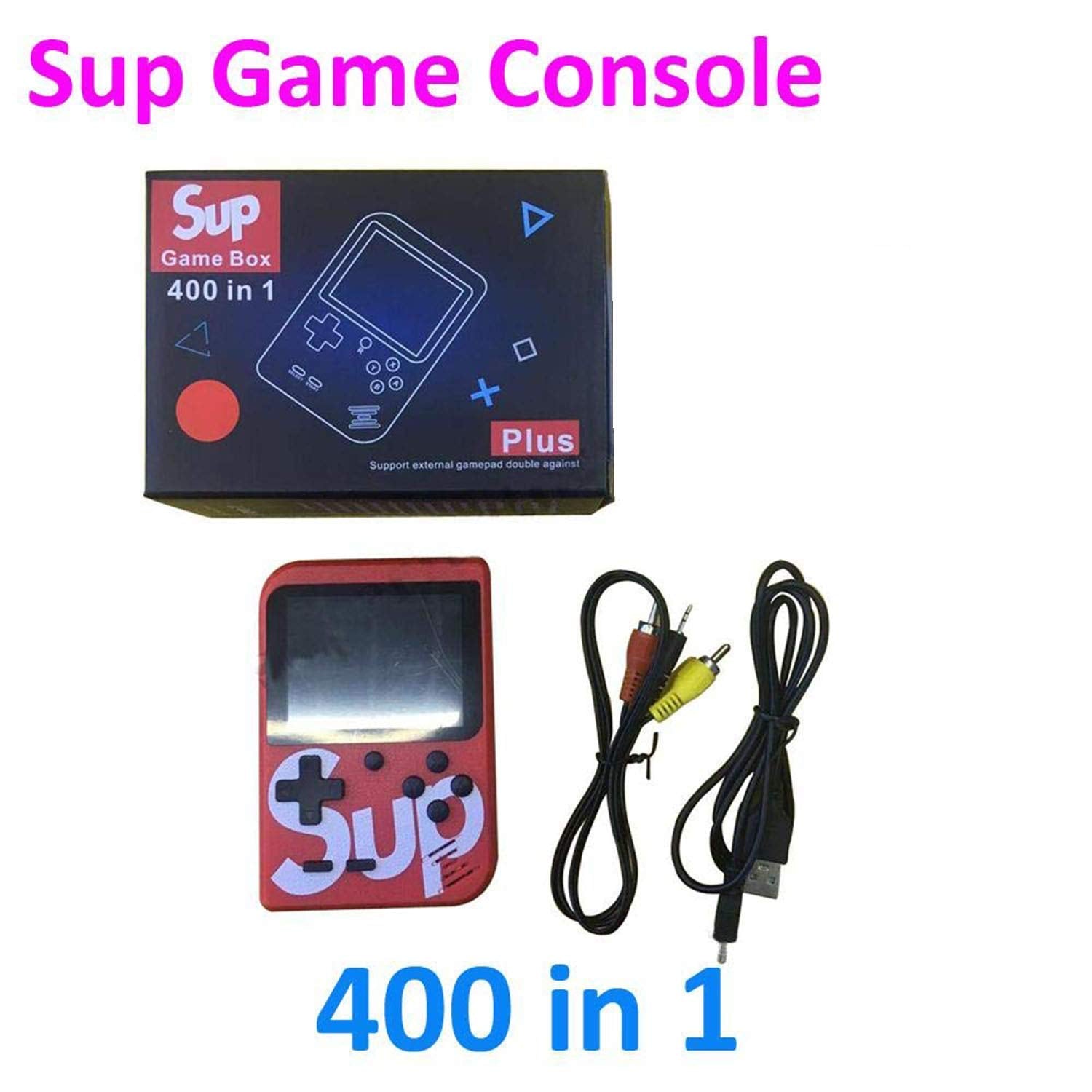 Sup Game Box 400 in 1 Games Retro Portable Mini Handheld Console 3.0 Inch Kids Player (White) Sup Game Box 400 in 1 Games Retro Portable Mini Handheld Console 3.0 Inch Kids Player (White)
