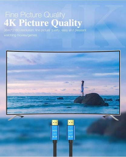 4K High Speed HDMI 2.0 Cable “Ultra”- HDMI 2.0 -Gold Plated-High Speed Data 18Gbps, 3D, 4K, HD 2160p - 10 Meters