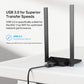 TP-Link WiFi 6 USB Adapter for Desktop PC - (Archer TX20U Plus) AX1800 Wireless Network Adapter with 2.4GHz, 5GHz, High Gain Dual Band 5dBi Antenna, WPA3