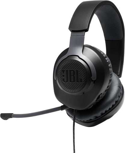 JBL Quantum 100 - Wired Over-Ear Gaming Headphones - Black