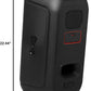 JBL PartyBox Club 120 - Portable Party Speaker with Foldable Handle, Powerful JBL Pro Sound, Futuristic lightshow, Up to 12 Hours of Play time, Splash Proof, Dual Mic & Guitar Input