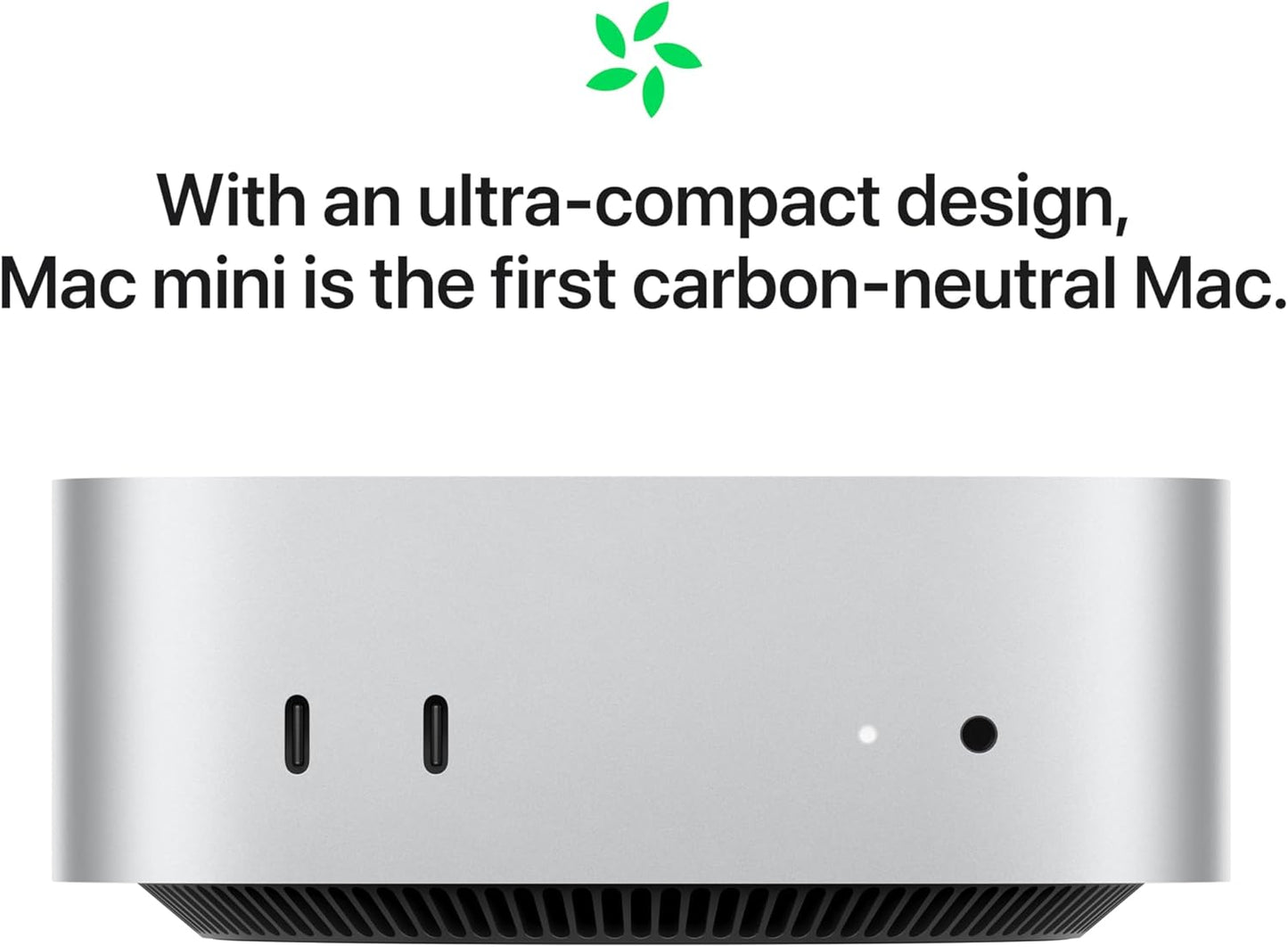 Apple Mac mini Desktop Computer with M4 chip with 10 core CPU and 10 core GPU: Built for Apple Intelligence, 16GB Unified Memory, 256GB SSD Storage, Gigabit Ethernet.