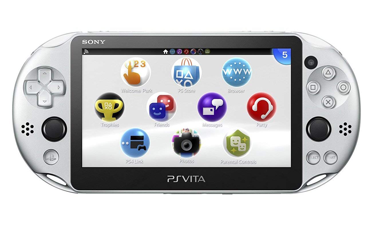 PS Vita PlayStation Vita Slim Model (MODDED) - Silver PCH-2000 ZA25 - (USED) In Box