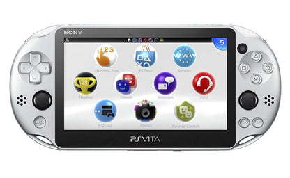 PS Vita PlayStation Vita Slim Model (MODDED) - Silver PCH-2000 ZA25 - (USED) In Box